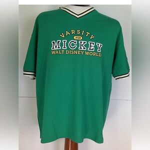Vintage Varsity 1928 Mickey Walt Disney World V-Neck Size Medium
